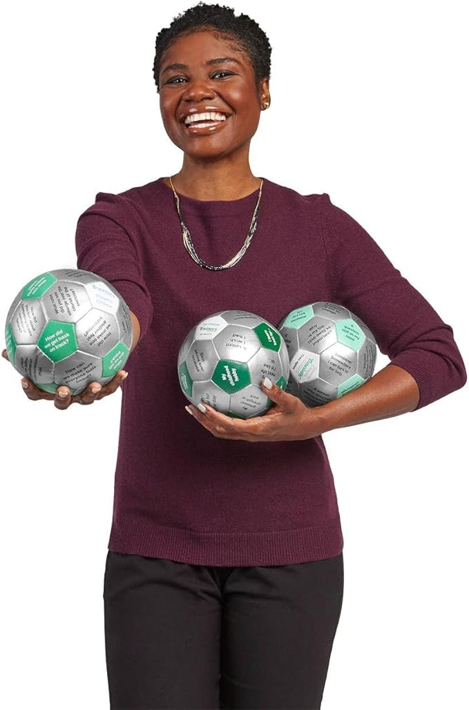 Trainers Warehouse 6" Thumball Collection, 32 Prompts for Conversation, Team Building, Relationship and Training