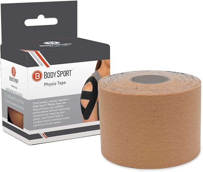Body Sport Physio Tape, Kinesiology Tape to Support Muscles and Joints