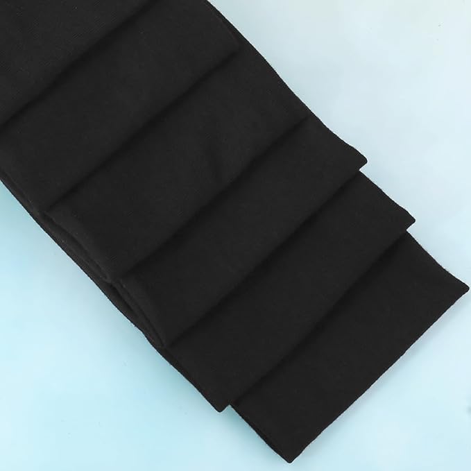 IVARYSS Headbands for Women, Non-Slip, Premium Stretchy Head Bands Hair Accessories,Wear for Yoga, Fashion, Working Out, Travel or Running, 6 Pack, Black