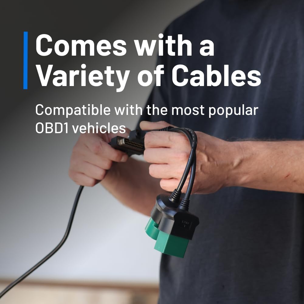 Innova 5610 OBD2 Scanner Bundle with OBD1 Connector Kit - Includes OBD1 Adapters & Pouch