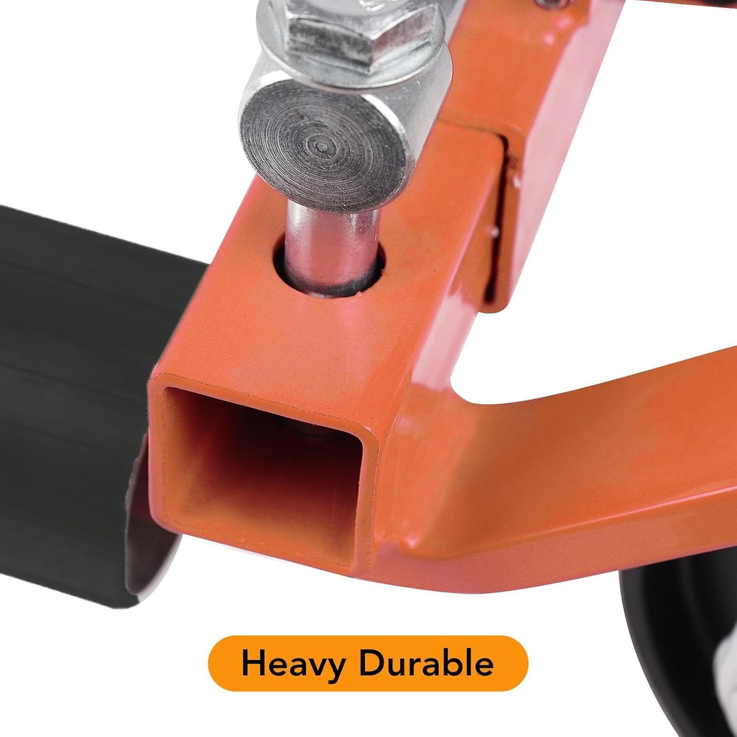 4 Pcs Car Wheel Dolly with Hydraulic Tire Jack, 1500LBS Capacity Trailer Dolly for Vehicle Positioning for Truck RV Trailer, Orange