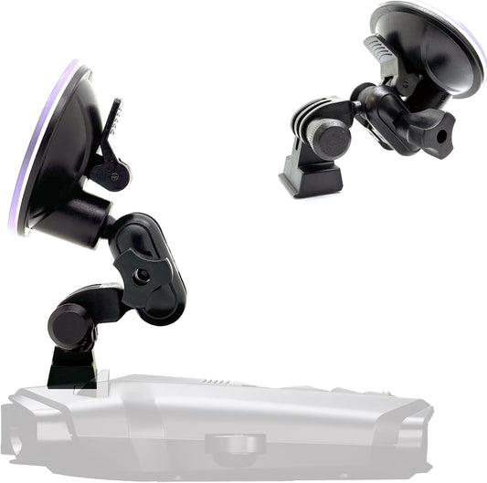 Ehnanced Dual Ball Joint Suction Cup w/Magnetic Cradle for Max 3 4 Max360C Max 360 IX IXc Redline EX GT360 DualPro RADi700 Radar Detectors (EZ Magnet Dock Compatible)