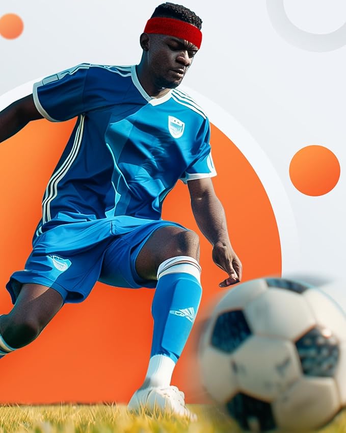 Tanluhu Sweatbands Sport Headbands for Men & Women,Terry Cloth Sweat Band for Tennis, Running, Basketball, Working Out, Execise - Athletic Sweat Cotton Headband Outdoor