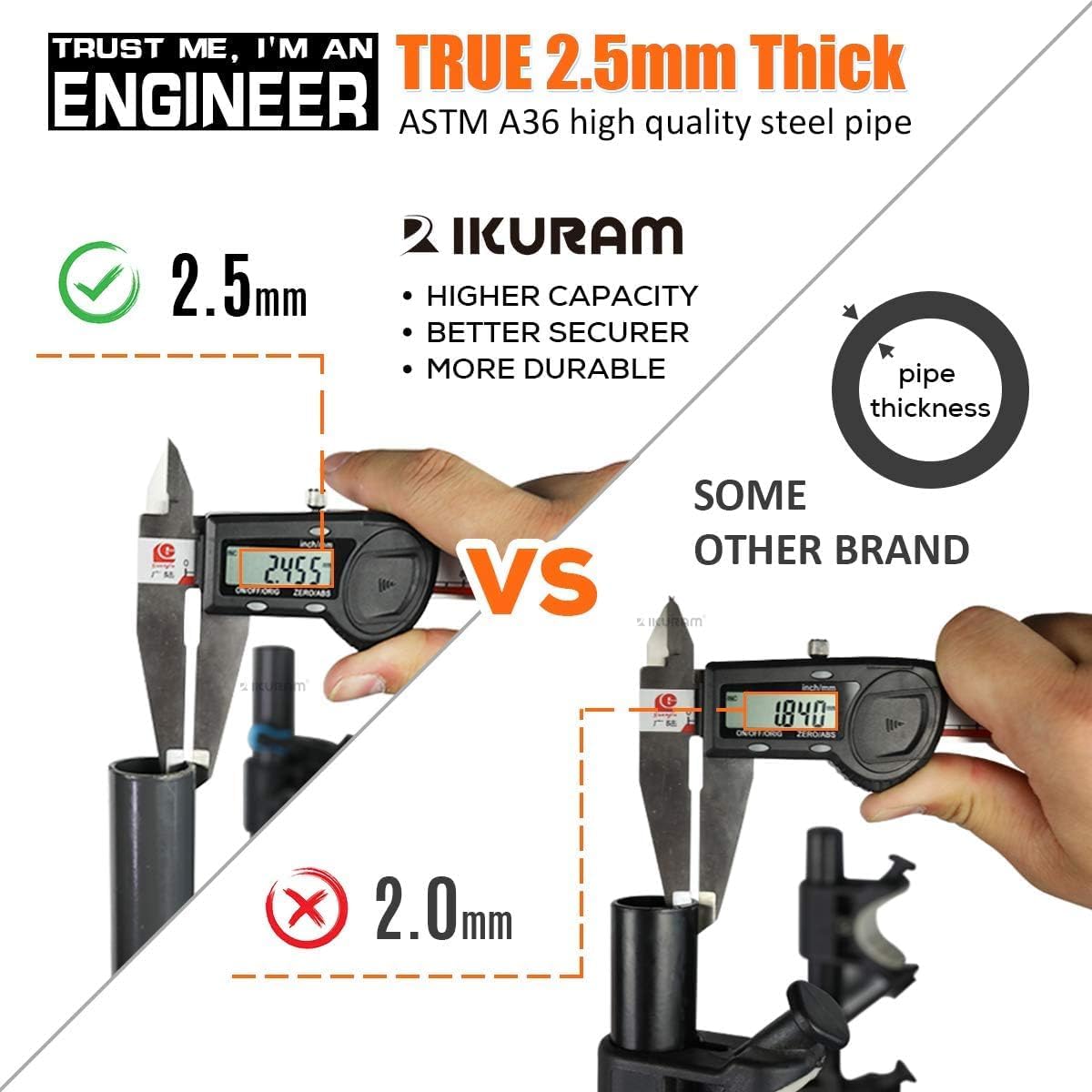 2 Bike Rack Bicycle Carrier Racks Hitch Mount Double Foldable Rack for Cars Truck SUV Fits 2" Receiver, Tie Down Strap, Anti-Rattle Hitch Tightener & Locking Hitch Pin