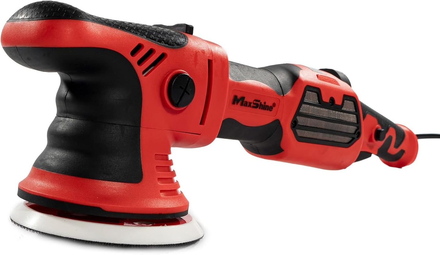 Maxshine 8mm Throw, 5" Plate Brushless MB8 Pro Dual Action Polisher, Car Detailing - Powerful 1200W, 5/16"-24 Thread - Auto Detailing Tool for Paint Protection