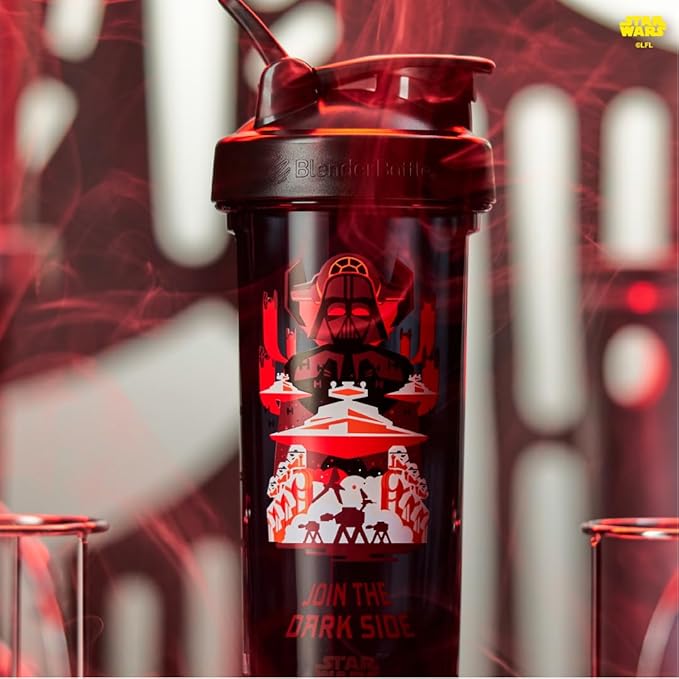 BlenderBottle Star Wars Shaker Bottle Pro Series Perfect for Protein Shakes and Pre Workout, Join the Dark Side, 28-Ounce