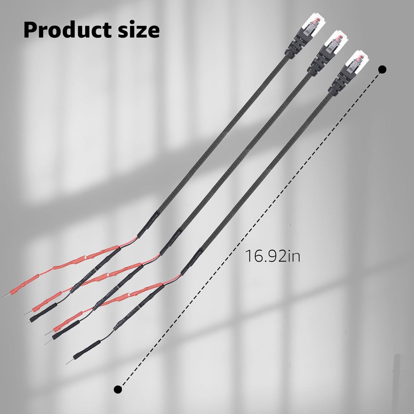 RJ11 Power Cord Compatible with Uniden Radar Mirror Wire Detectors,Model (3005201U) Fits R1 R3 R4 R7 R8 (3 Pack)