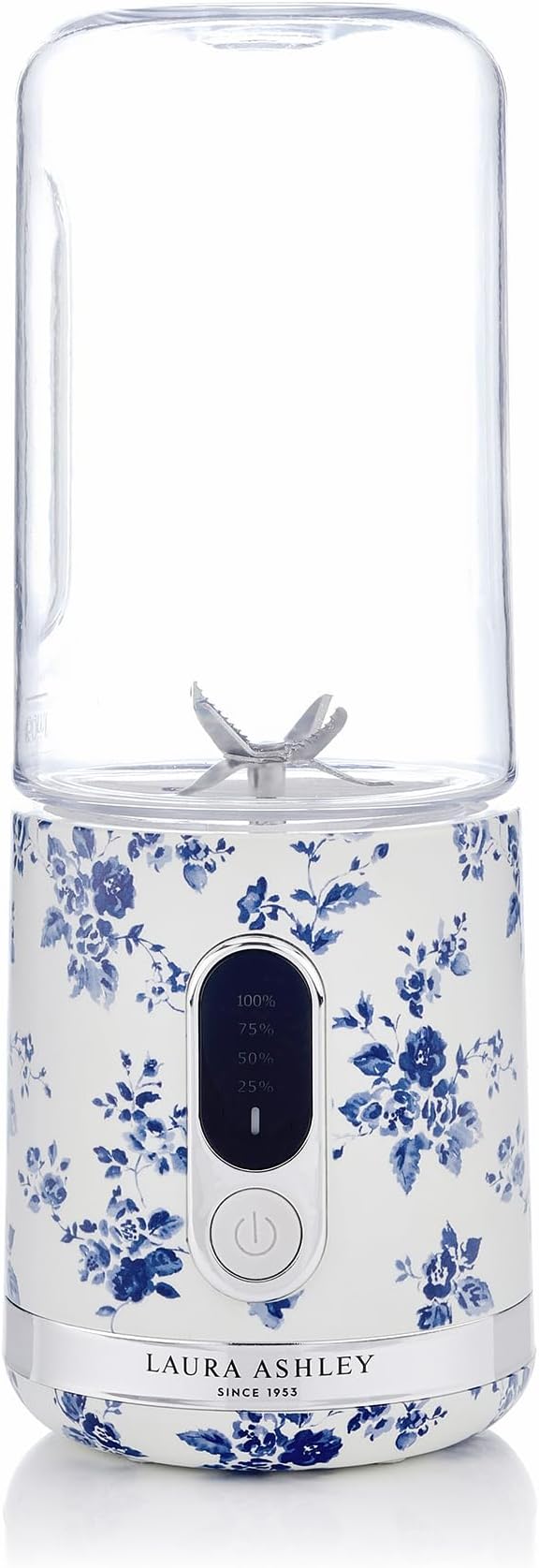 Laura Ashley Portable Blender by VQ - Compact, Powerful & Easy to Use USB Rechargeable Mini Blender for Smoothies and Shakes With 450 mL Bottle - for Kitchen/Gym/Travel