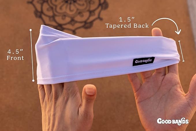 Sweatband for Men and Women - Unisex Headband That Wicks Moisture and Eliminates Excess Sweat - Durable & Long-Lasting - Running, Sports, Football, Triathlons, Construction, Yoga, Gym