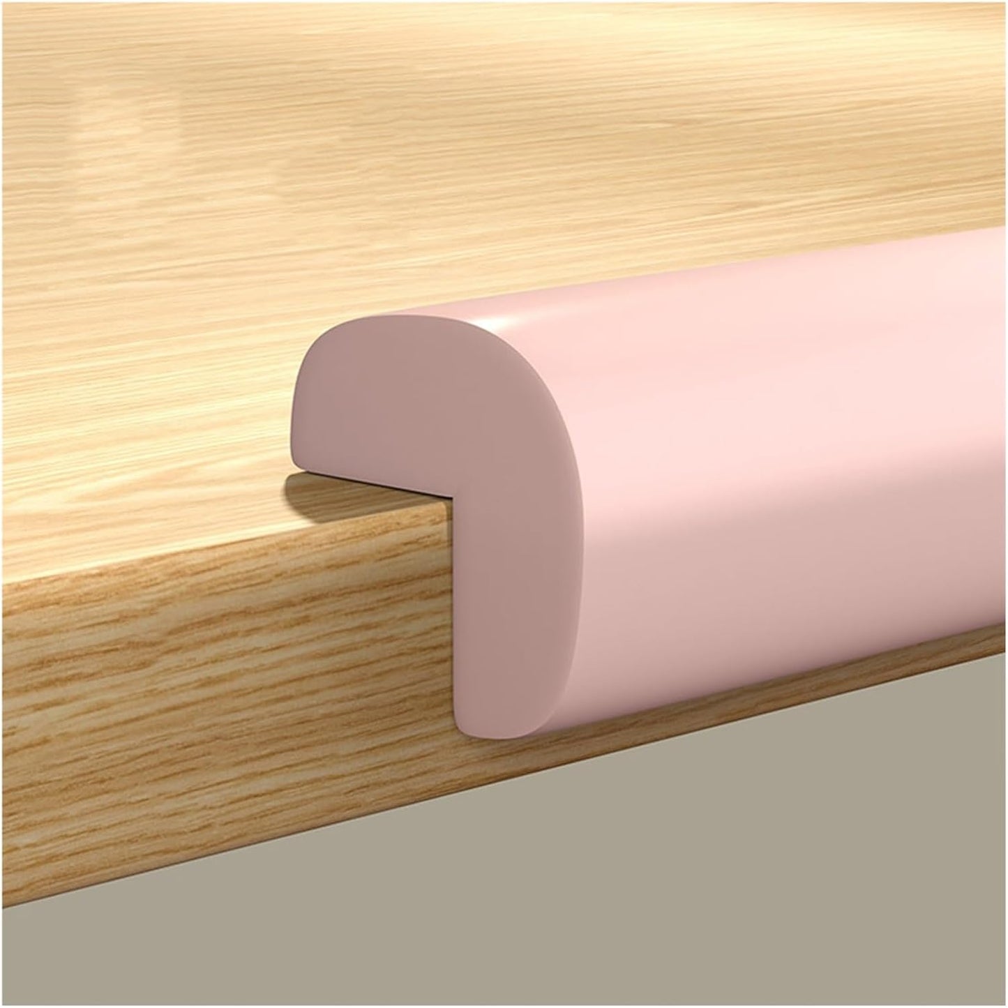 XPLKQXE Sharp Edge Safety Corner Edge Foam Padding, Edge Guards Bumpers Adhesive, Edge Corner Protector Guards for Table Edges & Sharp Corners(Pink,4pcs)