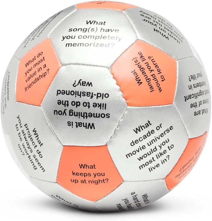 Trainers Warehouse 6" Thumball Collection, 32 Prompts for Conversation, Team Building, Relationship and Training