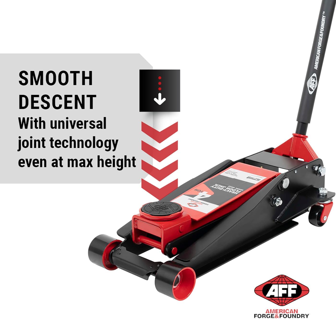 AFF 4 Ton Car Jack - Hydraulic Floor Jack with Lightning Lift - Heavy Duty