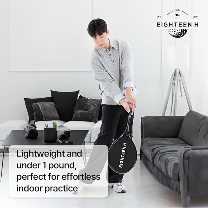 Distance Racket Golf Swing Trainer Racket-Shaped Square Alignment Stick Lightweight Training Aid for Indoor Practice Equipment