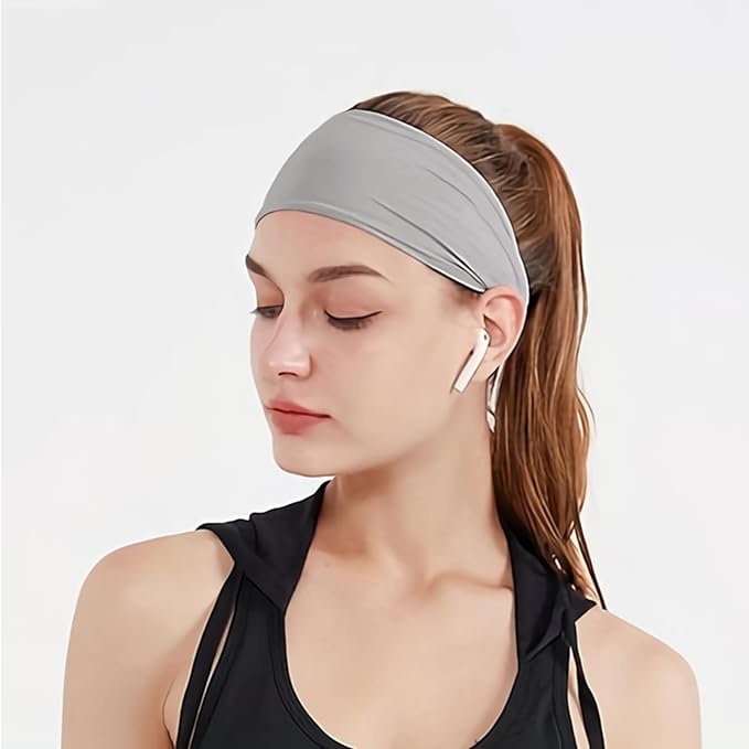 JOYOYO Unisex Headbands for Women's Hair Soft Stretchy Fabric Kylie Head Band Bandeaux Hair Accessories for Workout Gym Yoga Hair Band,100% Pure Cotton