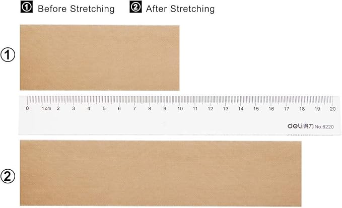 AUPCON Kinesiology Tape Elastic Kinesiology Therapeutic Athletic Tape Hypoallergenic Breathable Cotton Sports Muscle Tape Therapy Recovery Support for Knee Shoulder Ankle Elbow Shin Neck Splints