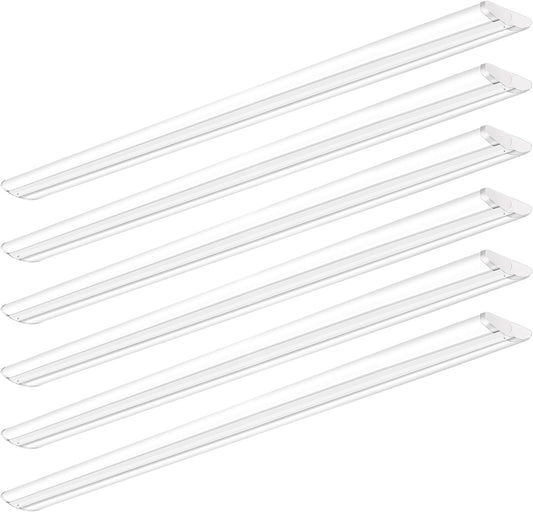 ANTLUX 8FT LED Shop Light, Ultra Slim LED Wraparound 110W [6-lamp T8 Fluorescent Equiv.], 12500LM, 6000K, Commercial 8 Foot Strip Lights, Flush Mount Garage Office Warehouse Ceiling Lighting, 6 Pack
