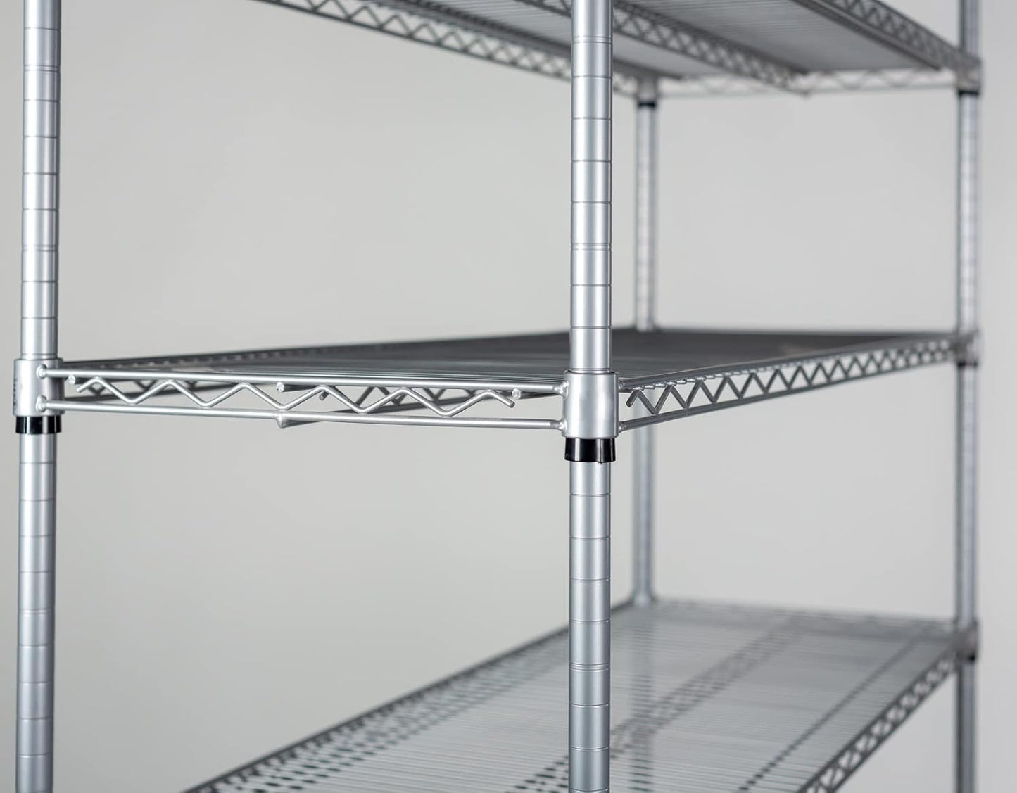 Omega 24" Deep x 72" Wide x 80" High 3 Tier Gray Starter Shelving Unit