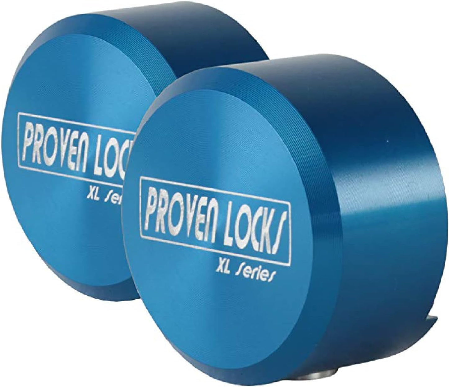 Proven Industries Model 400XL Puck-Lock Set, Made in The USA, Pack of 2, (Blue)