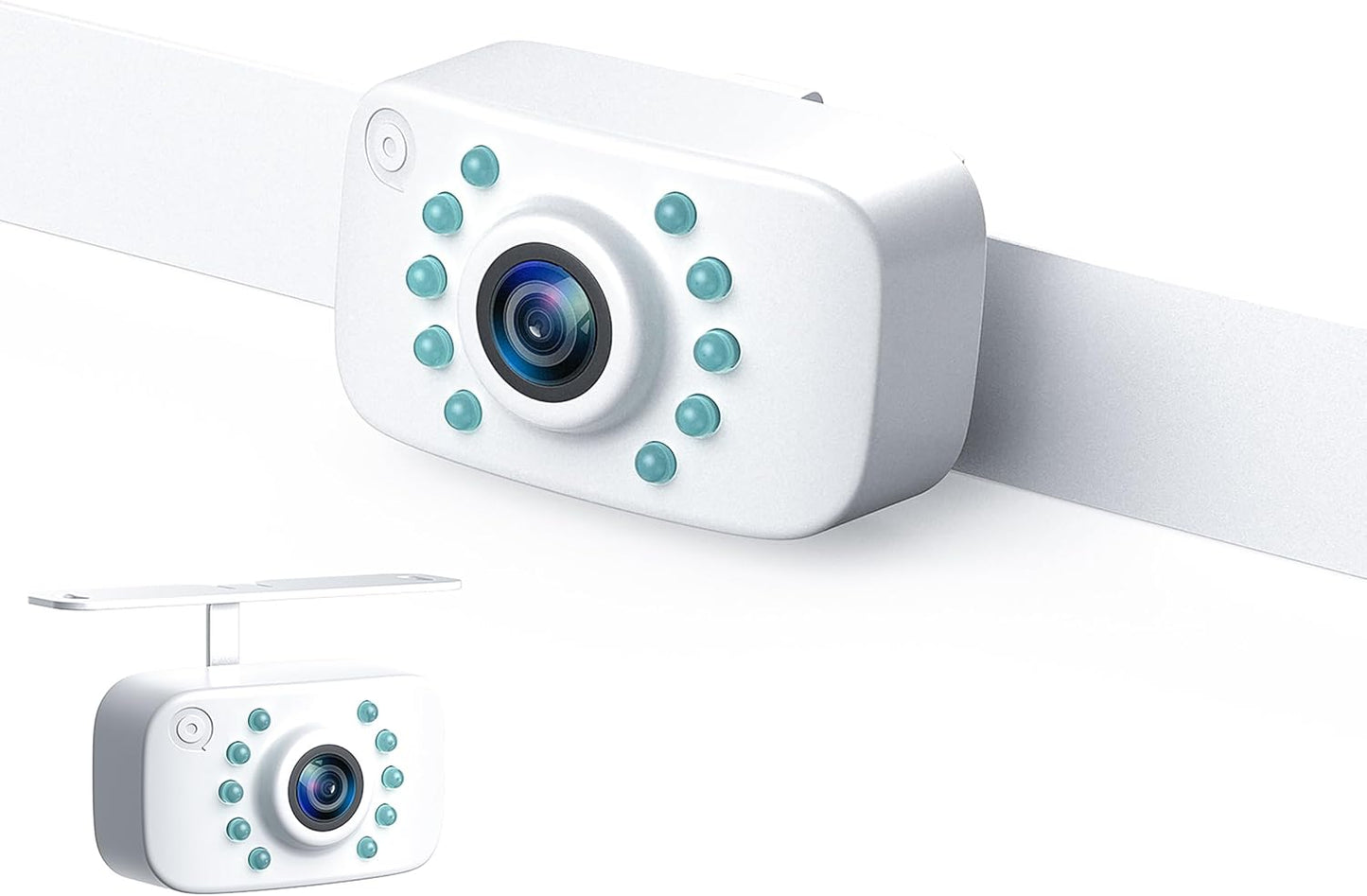 HD eRapta ERT02 Backup Camera Rear View License Plate Reverse Camera Universal for Pickup Truck Car SUV 149° Perfect Angle Night Vision IP69K Level Waterproof