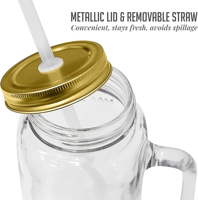 OVENTE Retro Personal Blender and Smoothie Maker with 18 Oz Mason Jar, 300W Base, Stainless Steel Blades, BPA-Free and Dishwasher Safe Container, Includes Reusable Straw and Lid, Turquoise BLH1002T