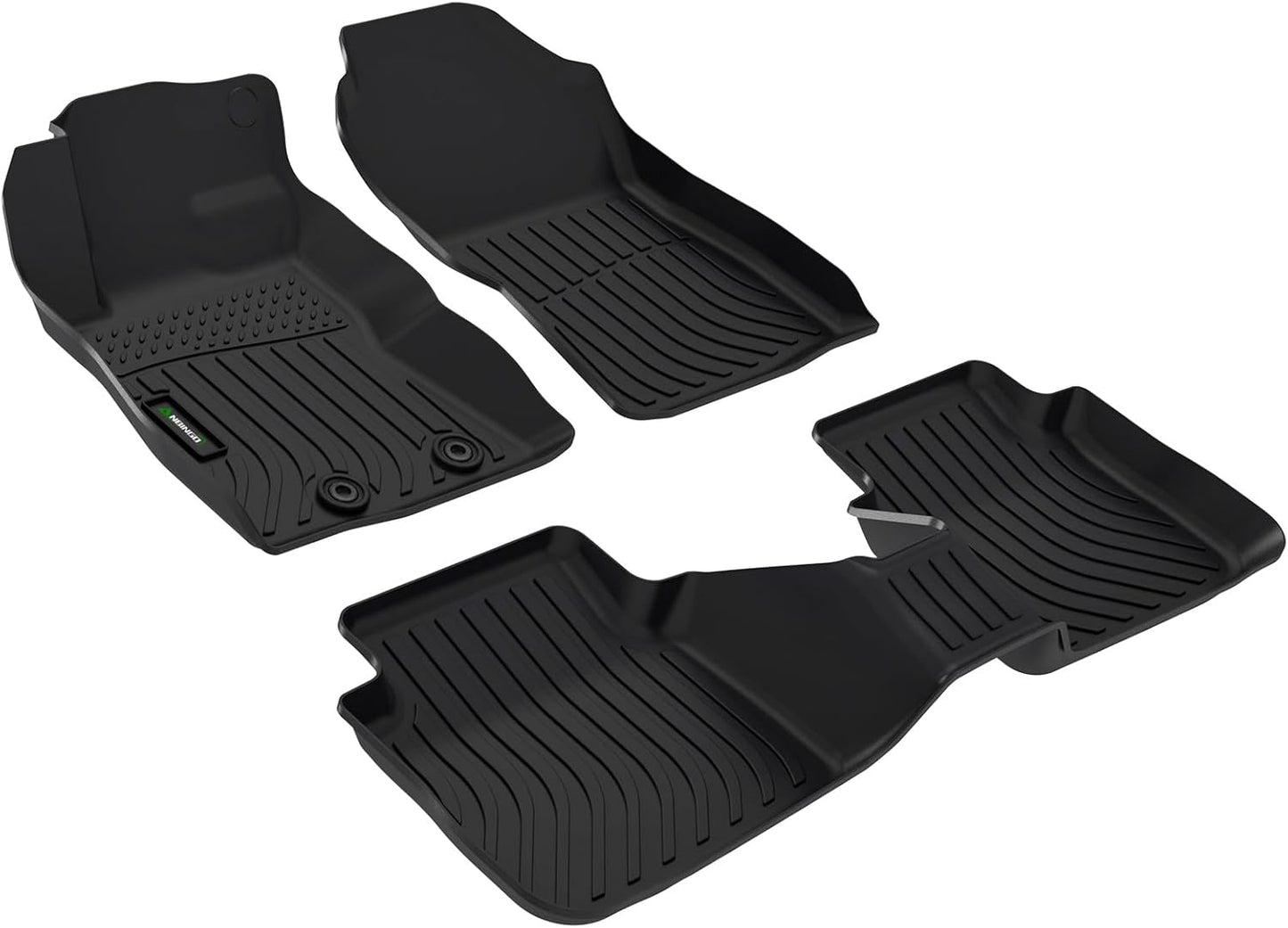Floor Mats Custom for Subaru Crosstrek 2024 2025 & Subaru Impreza 2024 2025 All Weather Protection TPE Waterproof Non-Slip Car Floor Liners 1st & 2nd Row Set Accessories Black