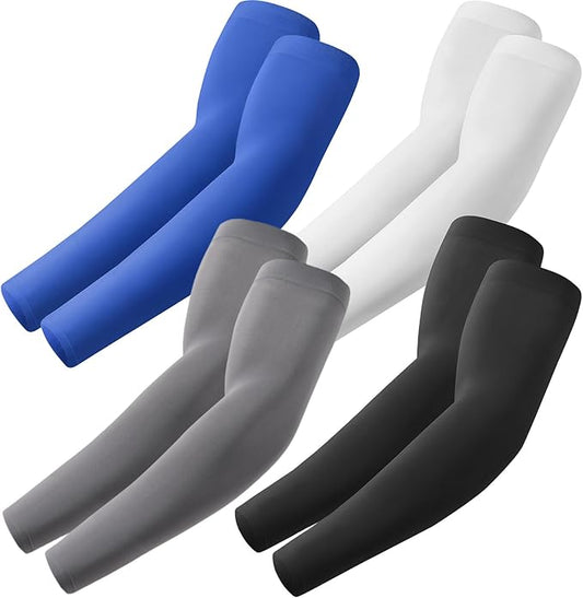 Arm Sleeves, Cooling UV Sun Protection Sports Compression for Men/Women