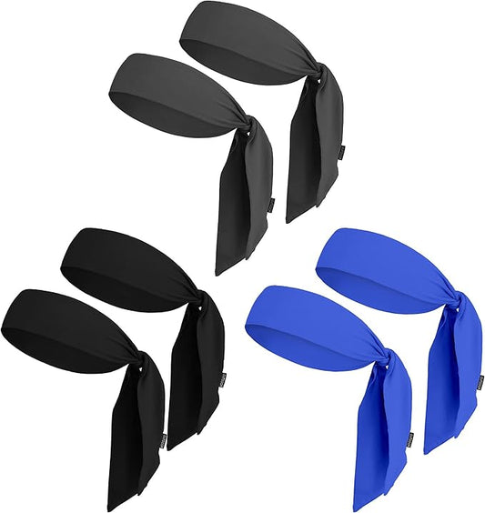 Tie Headband for Women & Men - Ninja Headbands, Head Tie for Running, Basketball, Football & Athletics,Cooling Headband