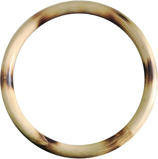 ZooBoo Wing Chun Rattan Ring - Natural Wood Rings Wing Tsun Kung Fu Wrist Hand Strength Training Equipment Yewen Sau Sticky IP Man Siu Lum Kung Fu Rings - Rattan 9 inch