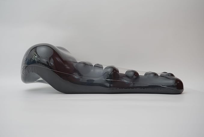 Neck and Shoulder Relaxer with Upper Back Massage Point, Cervical Traction Device Neck Stretcher for TMJ Pain Relief and Cervical Spine Alignment Chiropractic Pillow（Black）