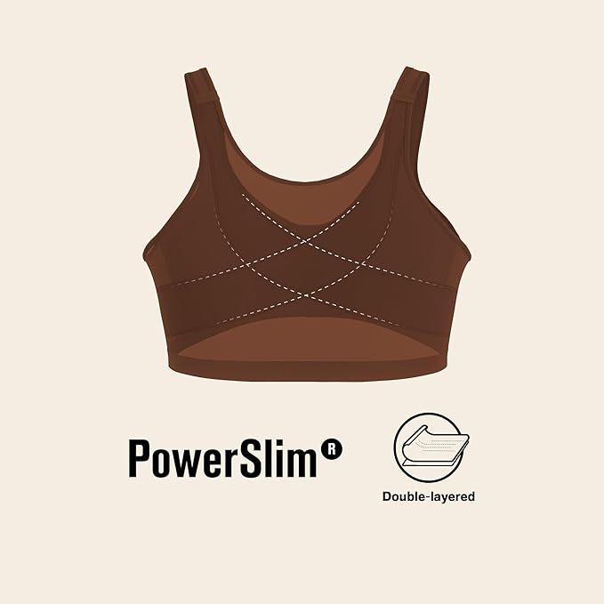 Leonisa Posture Corrector Bra Wireless Front Closure Bra for Women Full Coverage