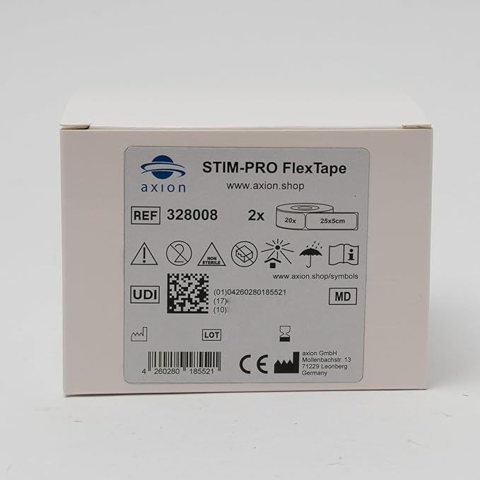 Kinesiology Tapes PRECUT | 40 Pre-Cut Black Sport Tape Strips 10 x 2 in - on 2 Rolls | Waterproof • Skin-Friendly • Elastic | Kinesiology Tapes Ideal for Sports