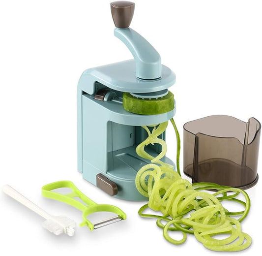 Ourokhome Vegetable Spiralizer Zucchini Noodles Maker – 4 Built-in Spiral Slicer Blade for Veggie Spaghetti Paste