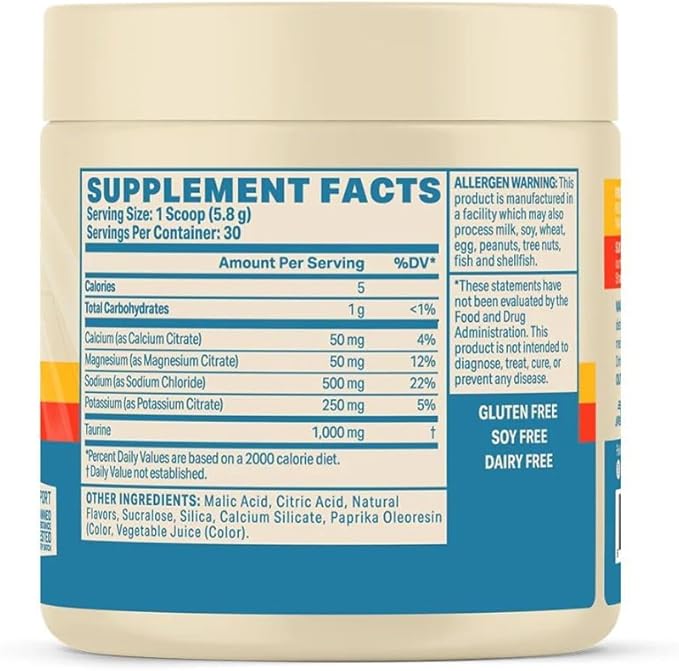 Podium Nutrition Training Salt + Electrolytes Powder, Peaches & Cream, Post Workout Hydration & Muscle Recovery Support, Electrolyte Drink, Magnesium, Potassium, Calcium & Sodium Salts, 30 Servings