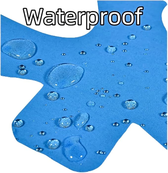 IEADEN Precut Kinesiology Tape for Ankle, 10 Pcs - Ankle Support & Stability, Ankle Pain Relief Athletic Tape - Waterproof & Elastic, Breathable Hypoallergenic Latex-Free Tape, Blue