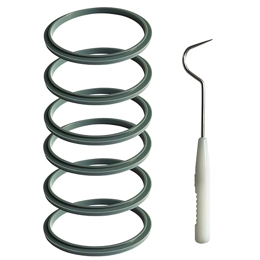 Blender Gasket Replacement Parts，Rubber Ring Seal Rings Gaskets ，600w and 900w Gasket Replacement ，Gaskets Replacement Seal Rings Gaskets Part for Nutribullet Blade (6 Pieces)