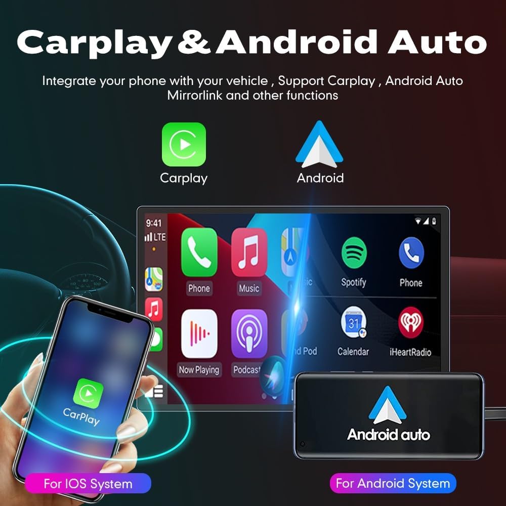 Kunfine Car CarPlay Android Auto Navigation Stereo GPS Radio Reverse Camera Display 13.1" QLED Touchscreen Headunit Tablet Pad Media Player For Peugeot 301 13-22 if Applicable Octa Core 8G+256G Silver