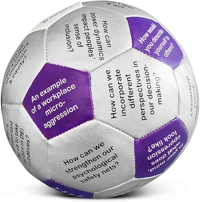 Trainers Warehouse 6" Thumball Collection, 32 Prompts for Conversation, Team Building, Relationship and Training