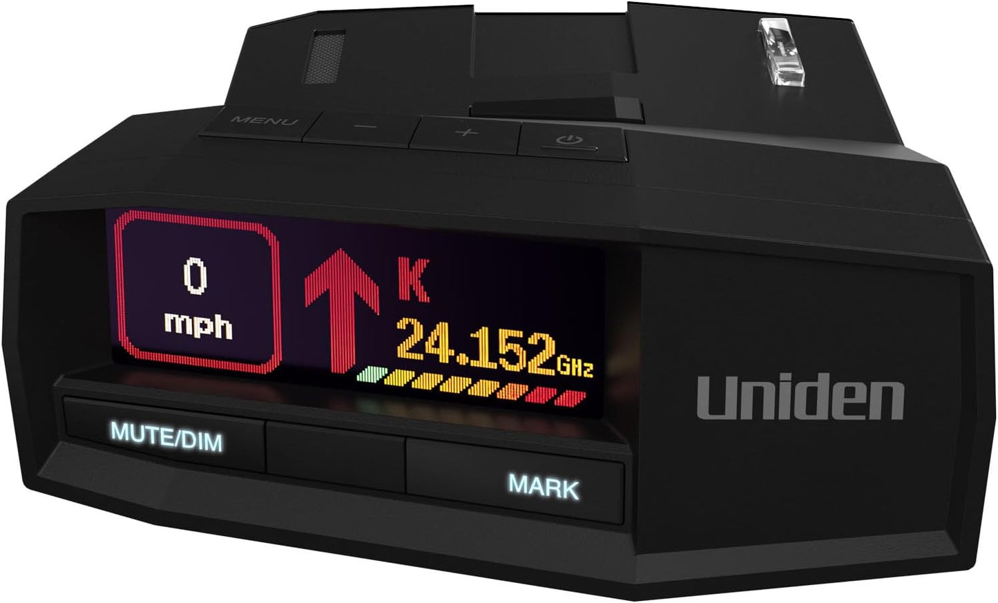 Uniden R8W (New Model) Extreme Long Range Laser/Radar Detector, 360° Awareness, Directional Arrows, Wi-Fi, Bluetooth, GPS, Real-Time Voice Alerts, Red Light & Speed Camera Alerts, R/TACH App