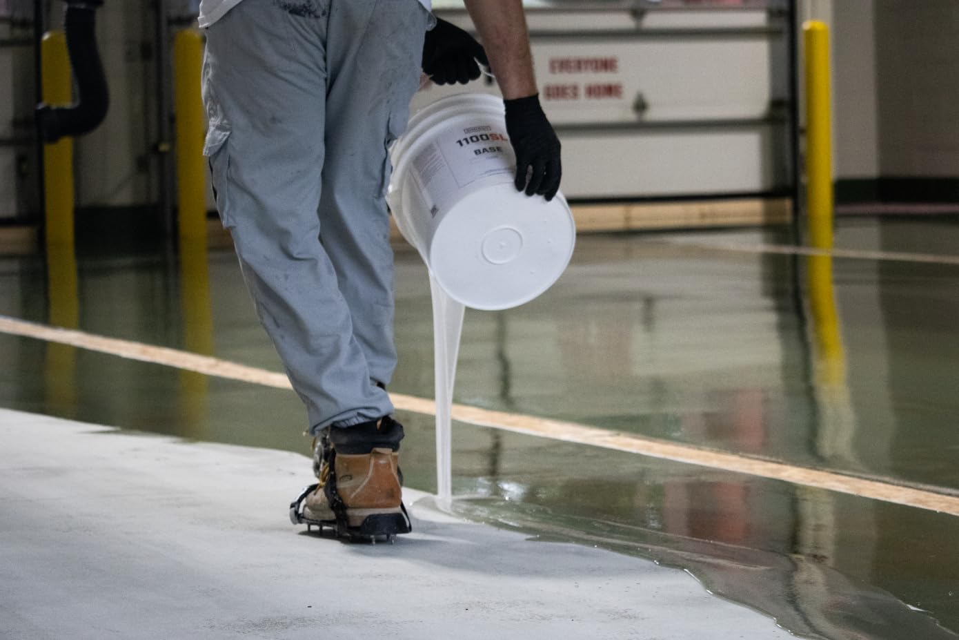 Epoxy Resin Coating 3 Gallon Kit - Sandstone - Standard Cure Speed - for Floors, Counter Tops, Garages & More -100% Solids -2 Components - Self Leveling, Chemical Resistant, Solvent-Free