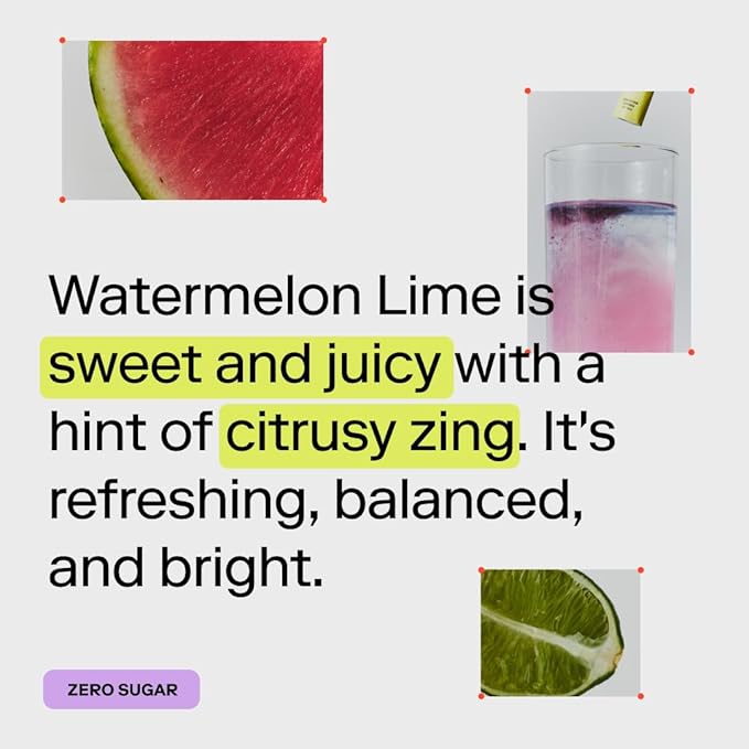 MAGNA Electrolyte Powder Drink Mix for Hydration, Energy & Focus Support with Magnesium L Threonate, Malate & Glycinate, Sodium, Potassium, Vitamin D, B6 & B12, Watermelon Lime Flavor, 7 Servings
