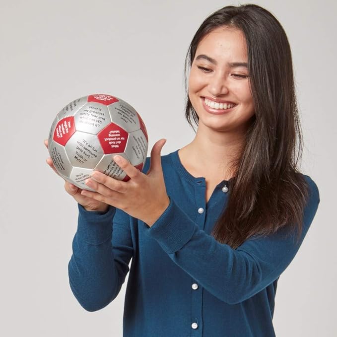 Trainers Warehouse 6" Thumball Collection, 32 Prompts for Conversation, Team Building, Relationship and Training