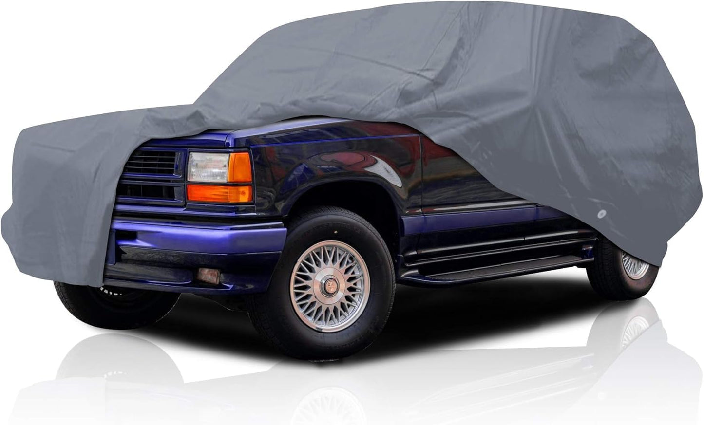 5 Layer Full Car Cover - Semi Custom Fit for K5 Blazer | All-Weather Protection: Waterproof, Dustproof, Windproof, UV-Resistant | Includes Accessories