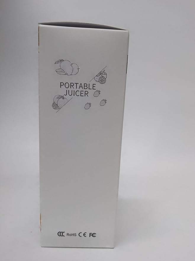 Spardar Portable Blender for Shakes and Smoothies, 4000mAh Personal Blender with 6 Blades, USB Rechargeable Blender Bottles Electric, Mini Blender Cup Portable Juicer for Home Sports Outdoors