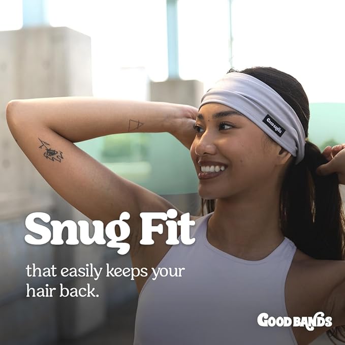 Sweatband for Men and Women - Unisex Headband That Wicks Moisture and Eliminates Excess Sweat - Durable & Long-Lasting - Running, Sports, Football, Triathlons, Construction, Yoga, Gym