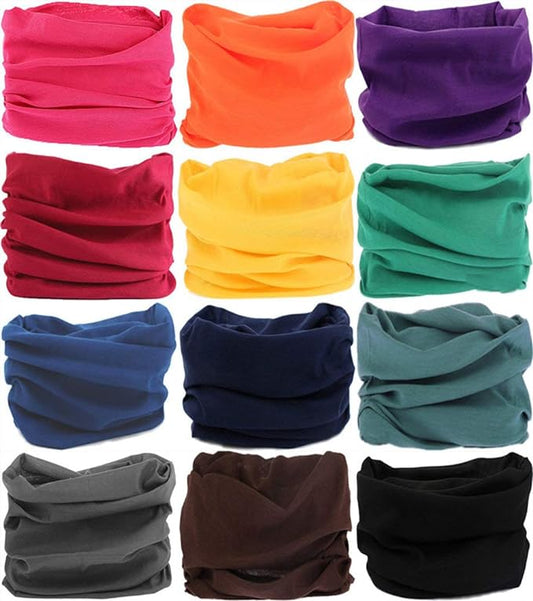 Neck Gaiter Headband Headwear Head Wrap Face Mask Magic Scarf Bandana for Men and Women
