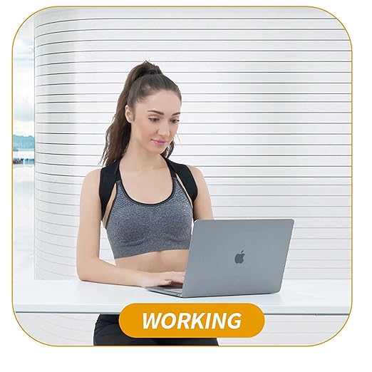 Posture Corrector for Women and Men,Adjustable Upper Back Brace, Breathable Back Support straightener, Providing Pain Relief from Lumbar, Neck, Shoulder, and Clavicle, Back.