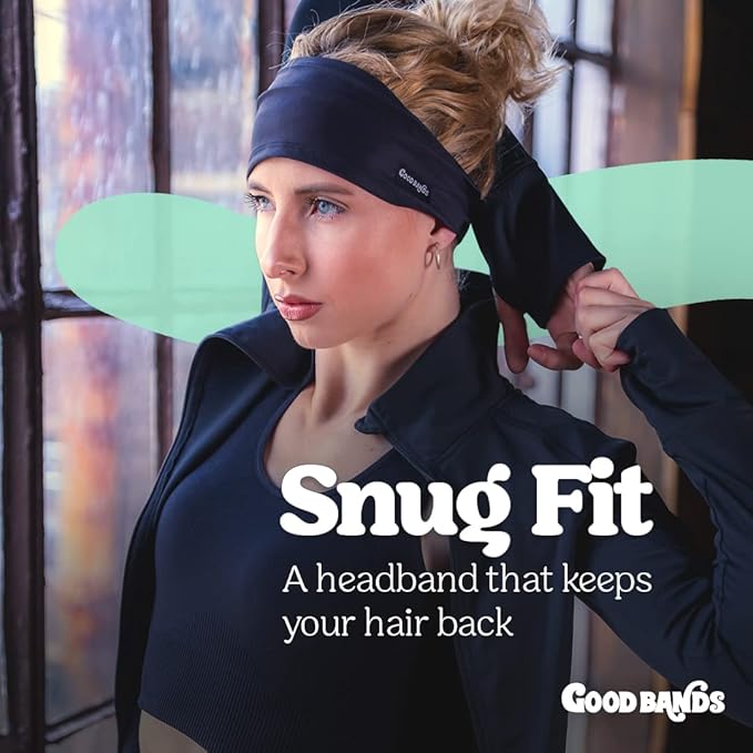 Sweatband for Men and Women - Unisex Headband That Wicks Moisture and Eliminates Excess Sweat - Durable & Long-Lasting - Running, Sports, Football, Triathlons, Construction, Yoga, Gym