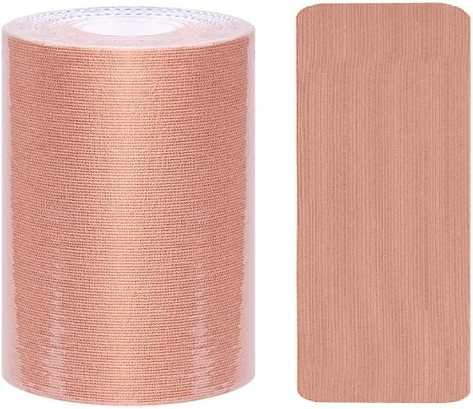 Extra Wide Kinesiology Tape (Pre-Cut) | Waterproof & Latex-Free | 4" Athletic Tape for Muscle Support, Pain Relief & Injury Recovery | 20 Strips | 4 inch x 16 feet |