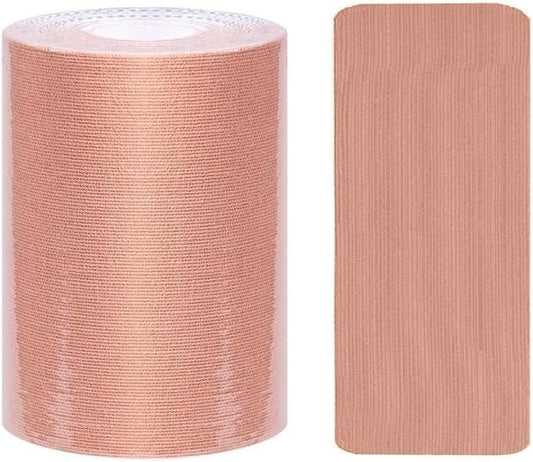 Extra Wide Kinesiology Tape (Pre-Cut) | Waterproof & Latex-Free | 4" Athletic Tape for Muscle Support, Pain Relief & Injury Recovery | 20 Strips | 4 inch x 16 feet |