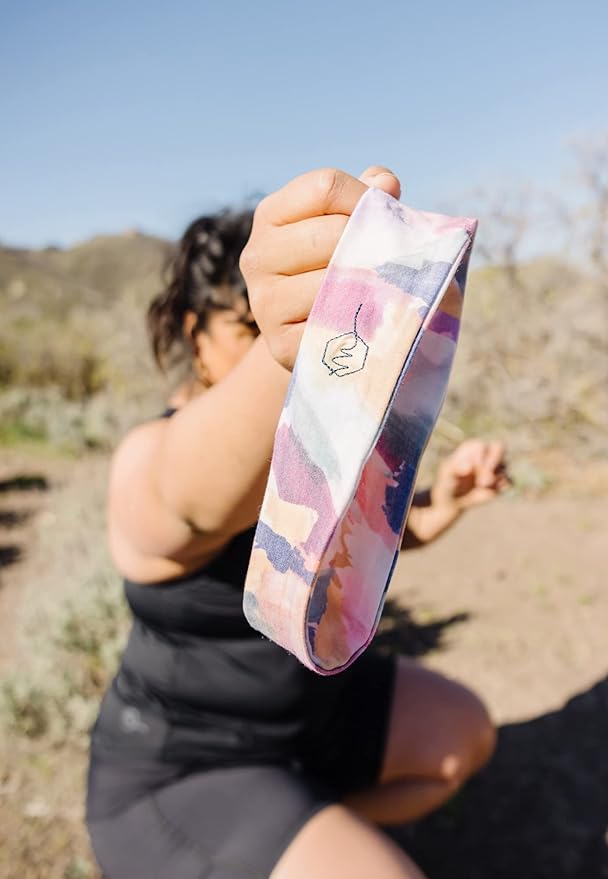 Maven Thread Women's 2" Wide Non Slip Sweat-Wicking Headband for Exercise and Yoga, 2-Pack